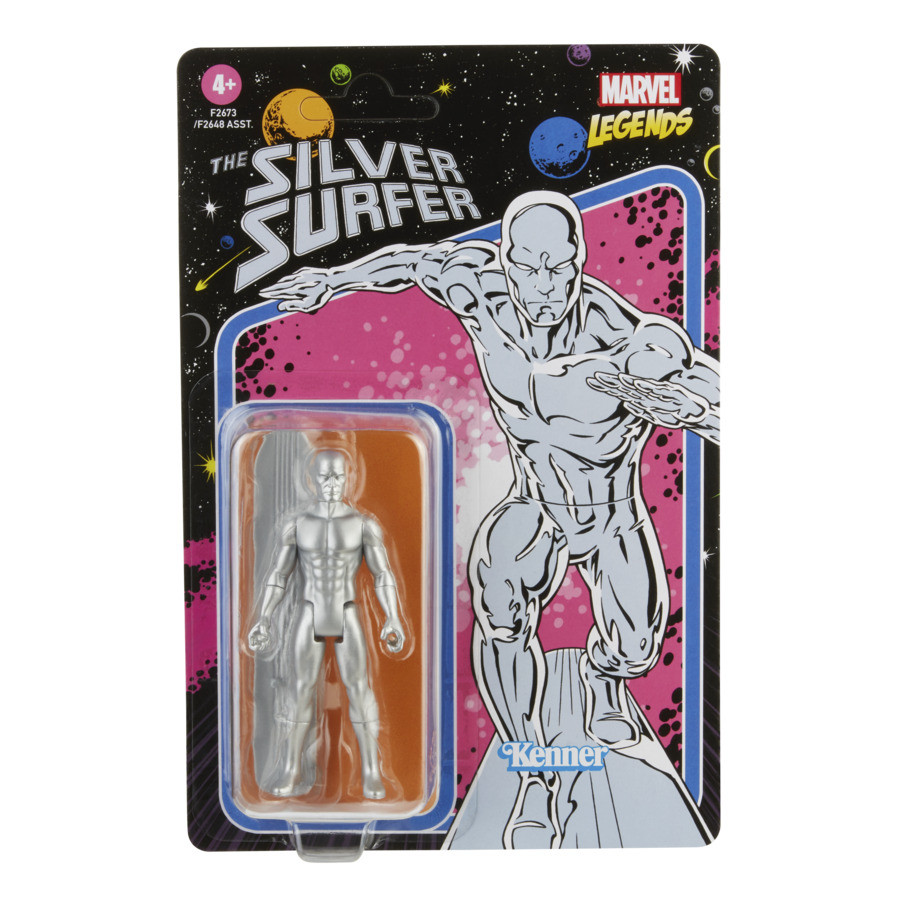 Marvel Legends Retro Action Figure The Silver Surfer 9 cm