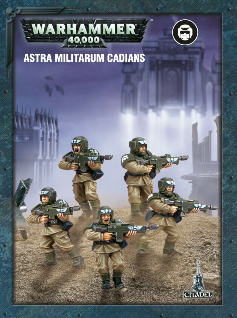Warhammer 40,000: Astra Militarum Cadians Miiniatures