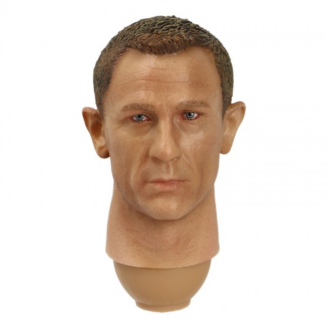 Daniel Craig Headsculpt for 1/6 Scale Body Figure