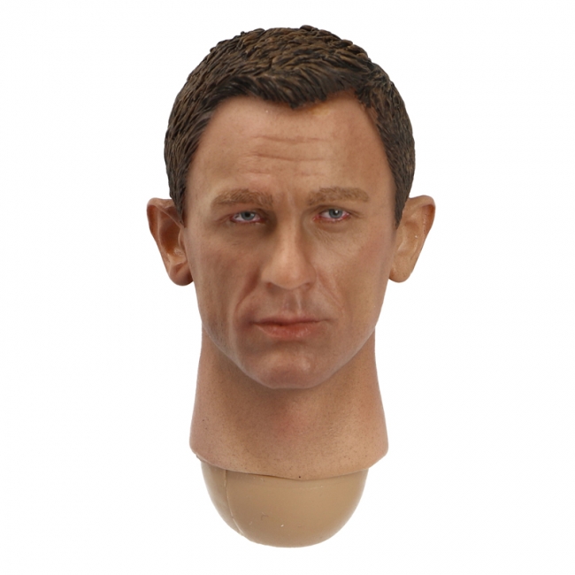 Daniel Craig Headsculpt for 1/6 Scale Body Figure