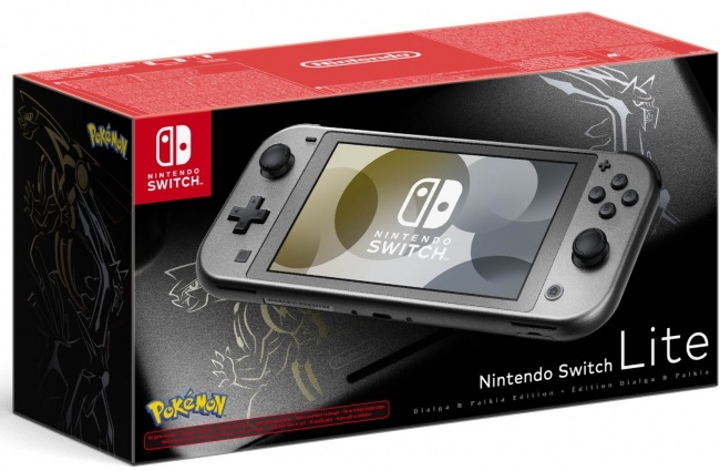 Consola Nintendo Switch Lite Pokémon Dialga & Palkia Limited Edition