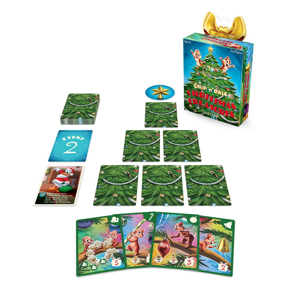 Disney Chip n Dale Christmas Treasures Signature Games Card Game *English*