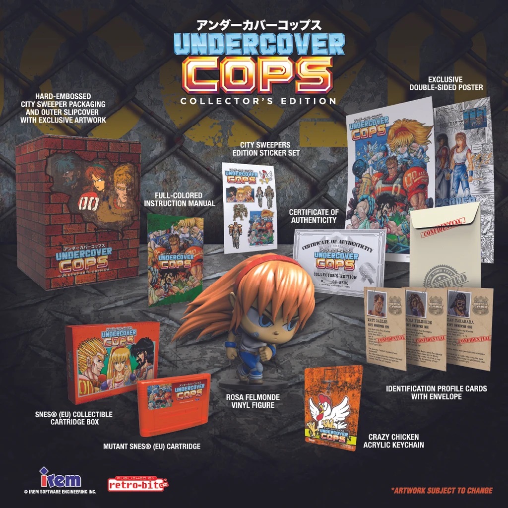 Retro-Bit Undercover Cop Collector's Edition SNES