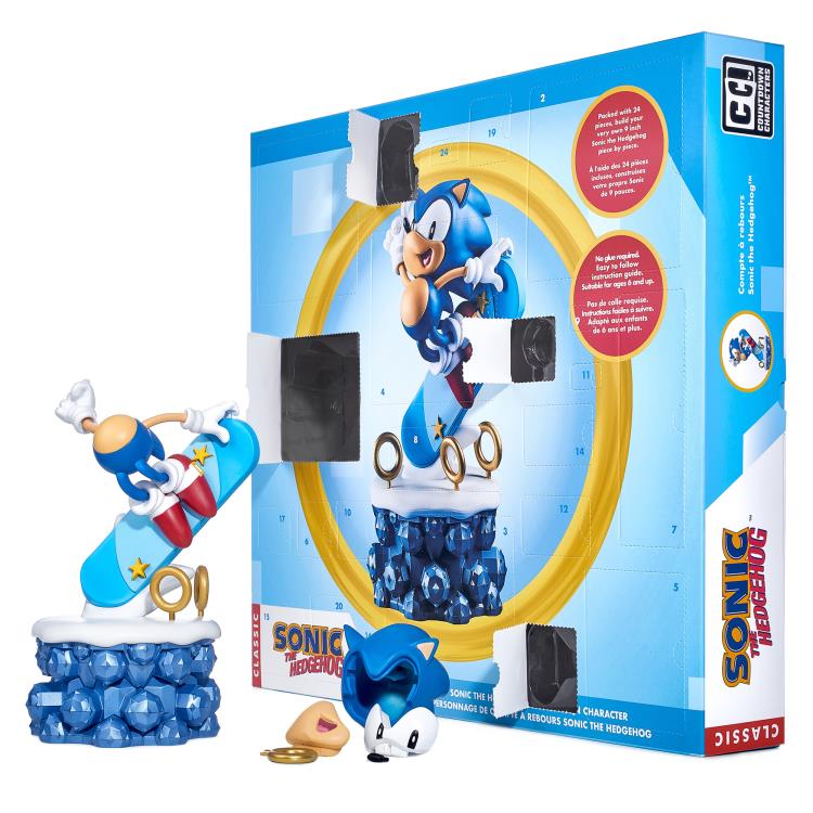 Sonic the Hedgehog Countdown Character Statue Advent Calendar