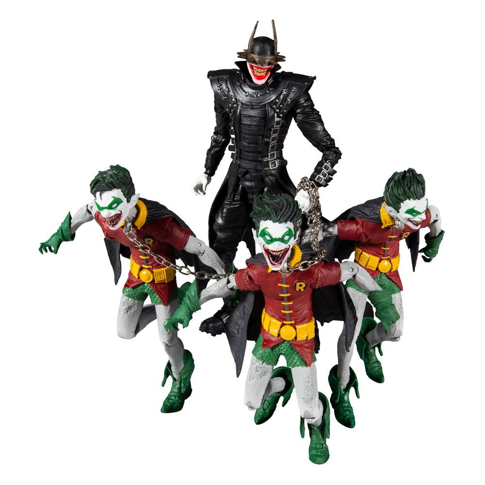 DC Action Figure Multipack The Batman Who Laughs with Robins of Earth 18 cm