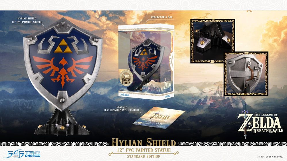 The Legend of Zelda Breath of the Wild PVC Statue Hylian Shield 29 cm