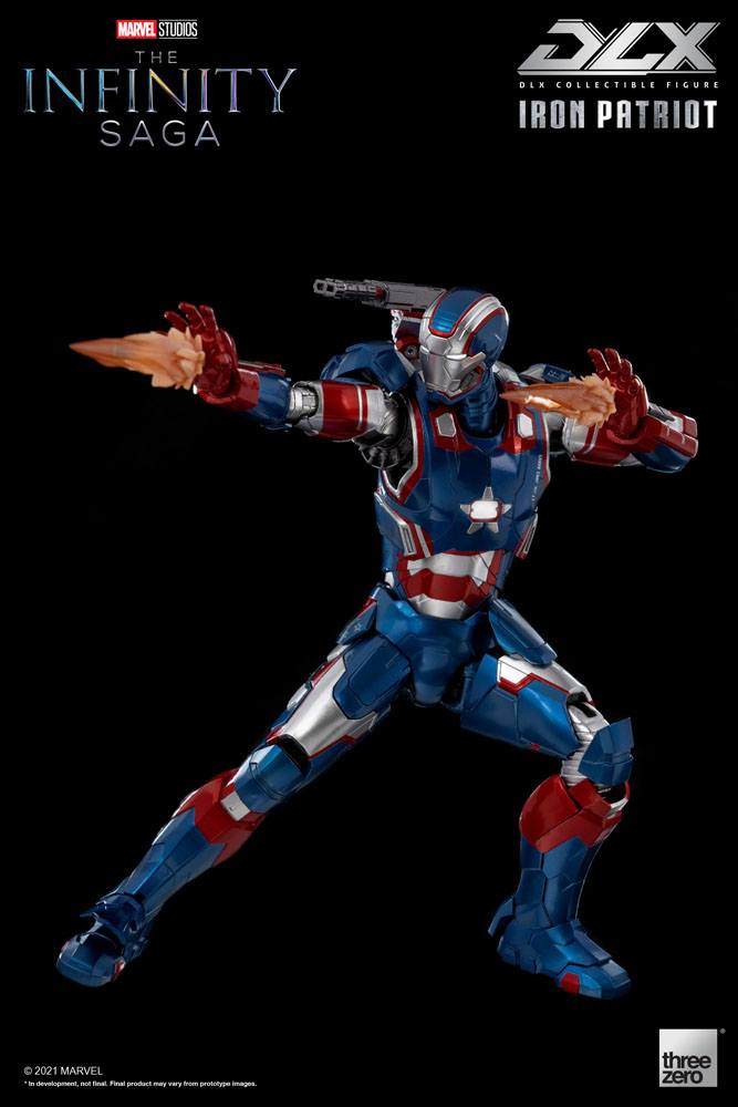 Infinity Saga DLX Action Figure 1/12 Iron Patriot 17 cm
