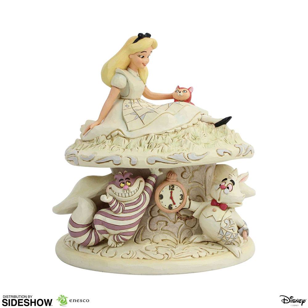 Disney Traditions Alice in Wonderland White Woodland 