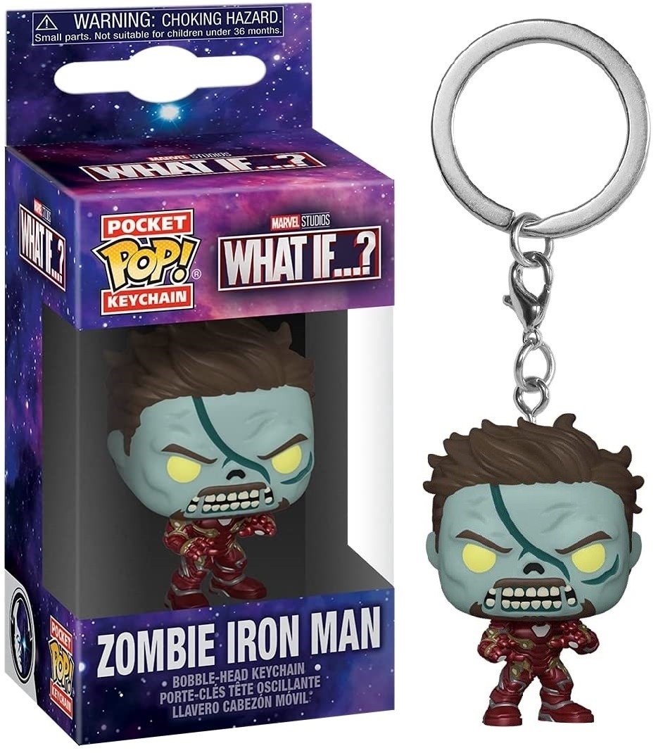 Funko POP! Keychain What If - Zombie Iron Man 4 cm