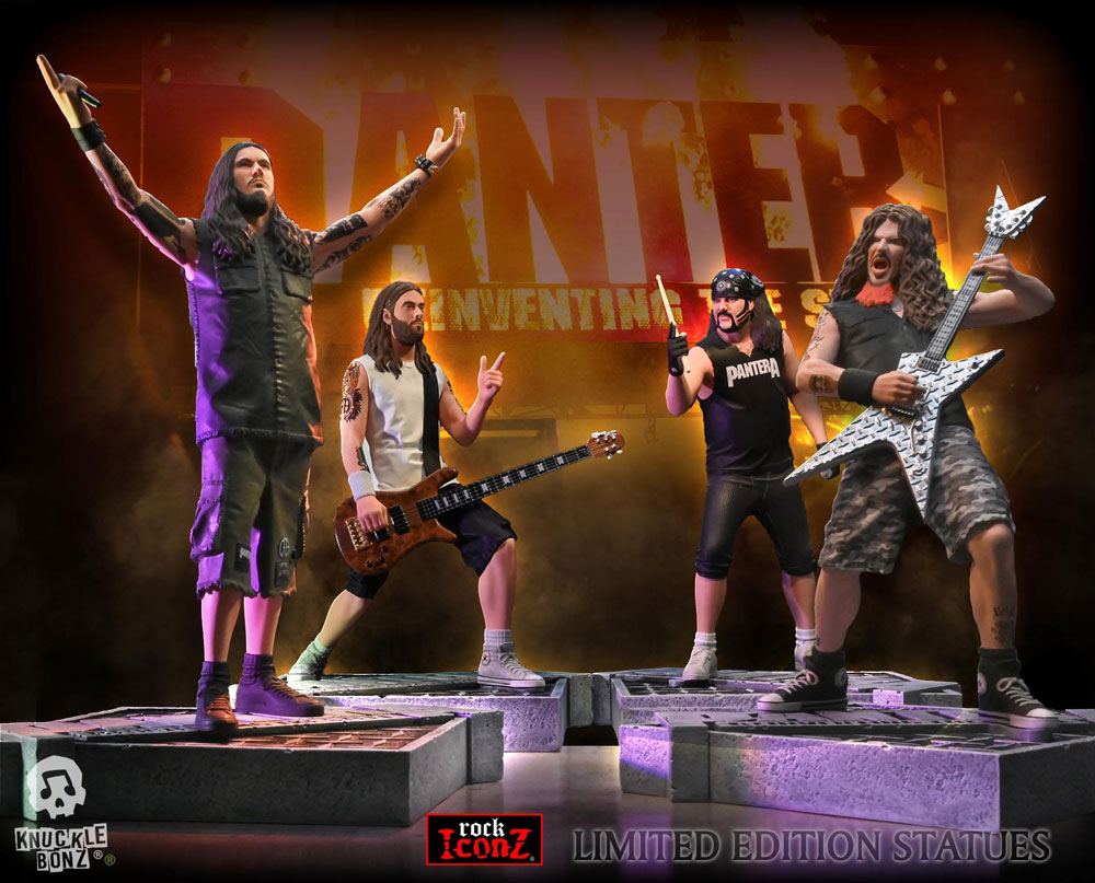 Pantera Rock Iconz Statue 4-Pack Reinventing the Steel Limited Edition
