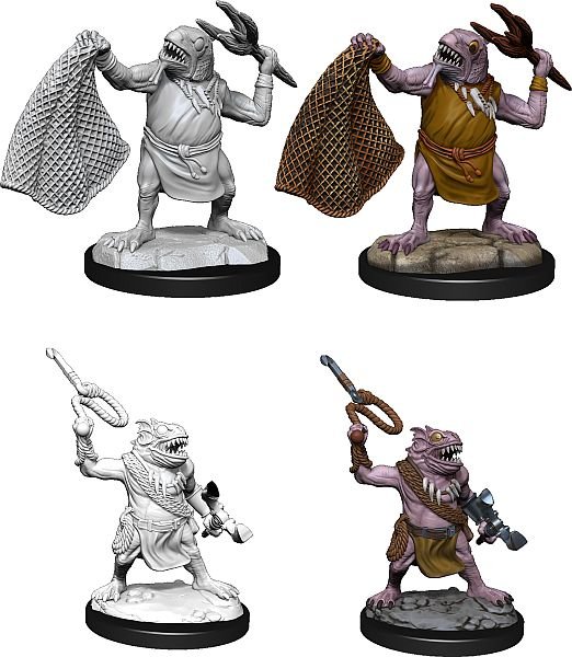 Dungeons and Dragons:Nolzur's Marvelous Miniatures-Kuo-Toa and Kuo-Toa Whip