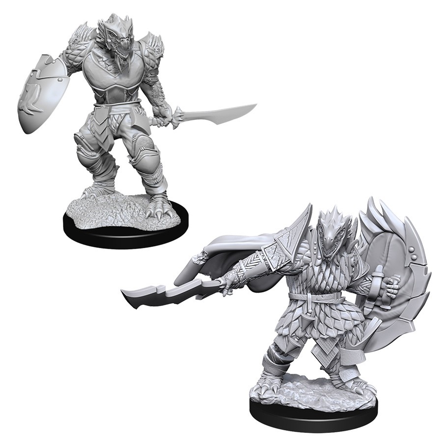 Dungeons and Dragons: Nolzur's Marvelous Miniatures-Male Dragonborn Fighter