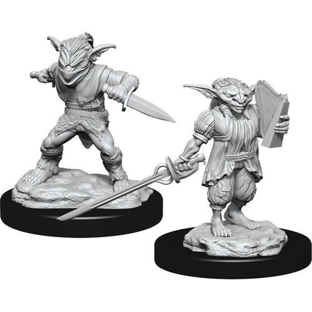 Dungeons and Dragons: Miniatures - Male Goblin Rogue and Female Goblin Bard