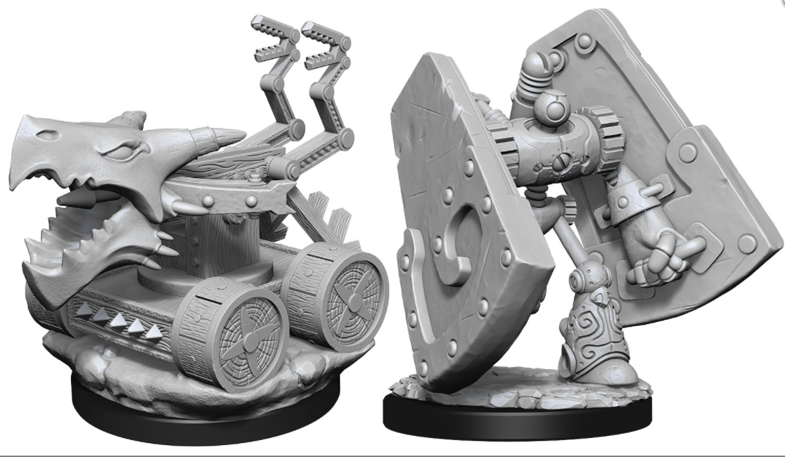 Dungeons and Dragons: Marvelous Miniatures -Stone Defender and Oaken Bolter