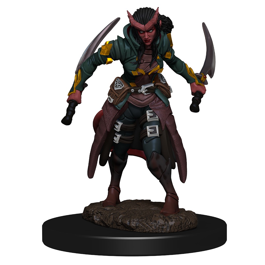 Dungeons and Dragons: Realms - Female Tiefling Rogue Premium Figure