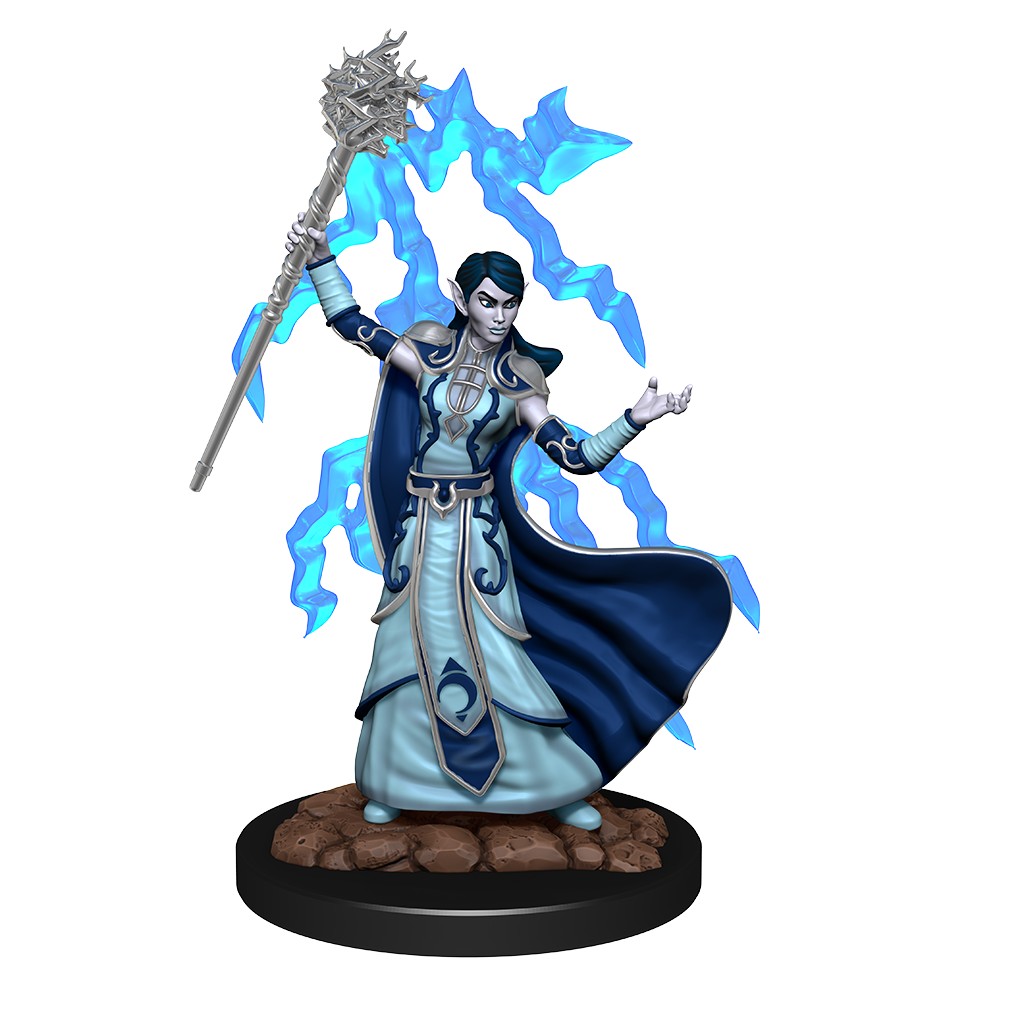 Dungeons and Dragons: Icons of the Realms -Female Elf Wizard Premium Figure