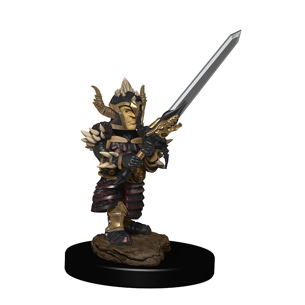 Dungeons and Dragons: Realms - Male Halfling Fighter Premium Figure