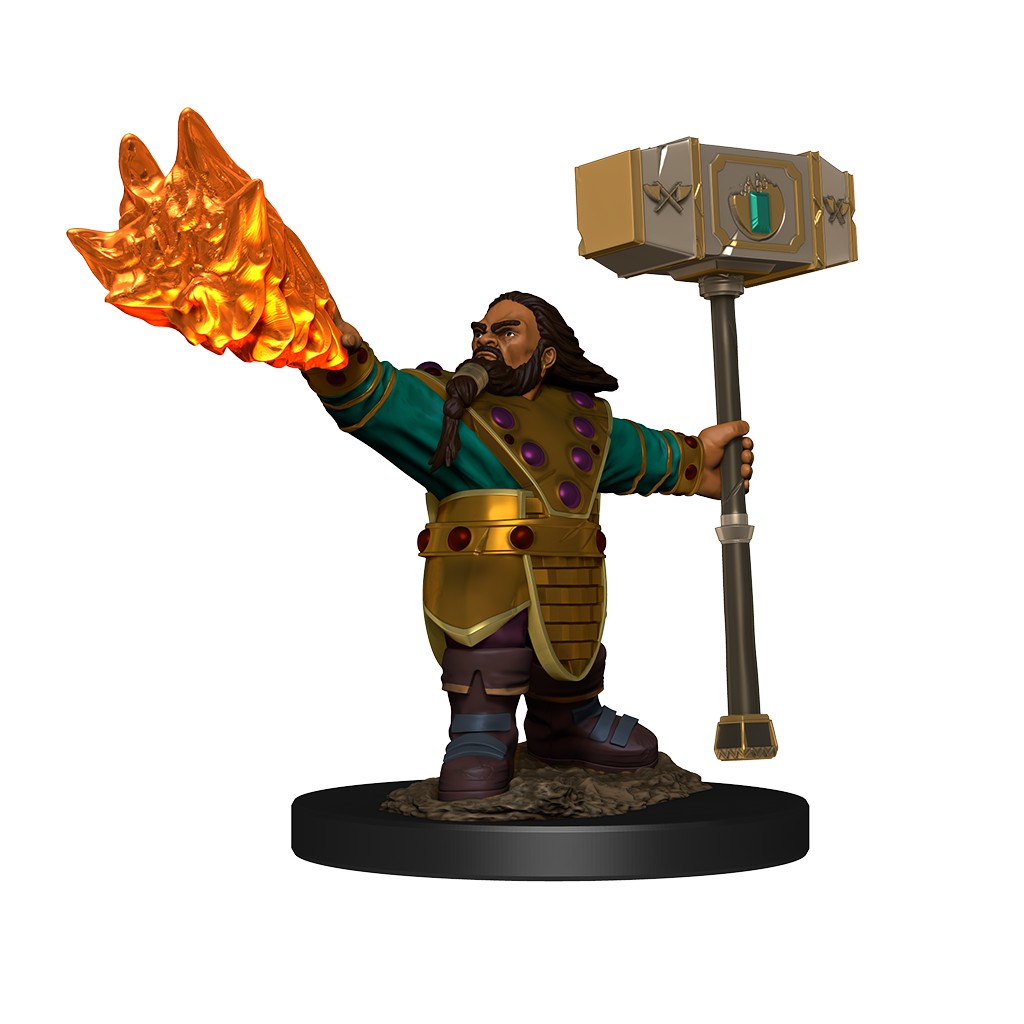 Dungeons and Dragons: Icons of the Realms -Male Dwarf Cleric Premium Figure
