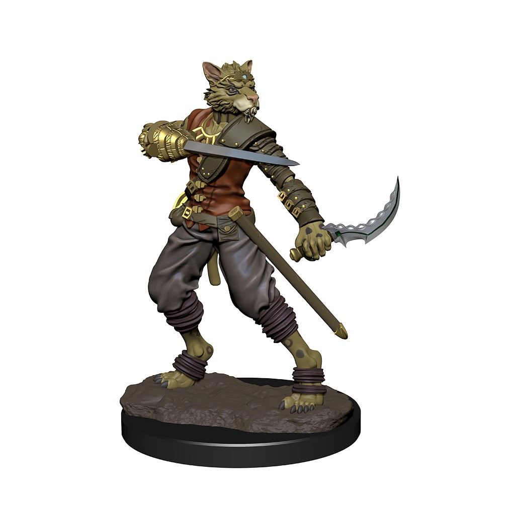 Dungeons and Dragons: Icons of the Realms -Male Tabaxi Rogue Premium Figure