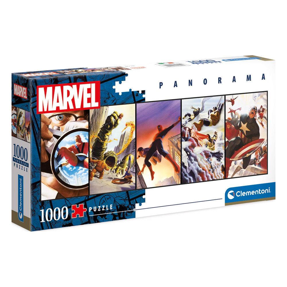 Marvel Comics Panorama Jigsaw Puzzle Panels (1000 Peças)