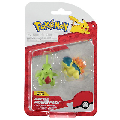 Pokémon Battle Mini Figure Larvitar & Cyndaquil 5-8 cm