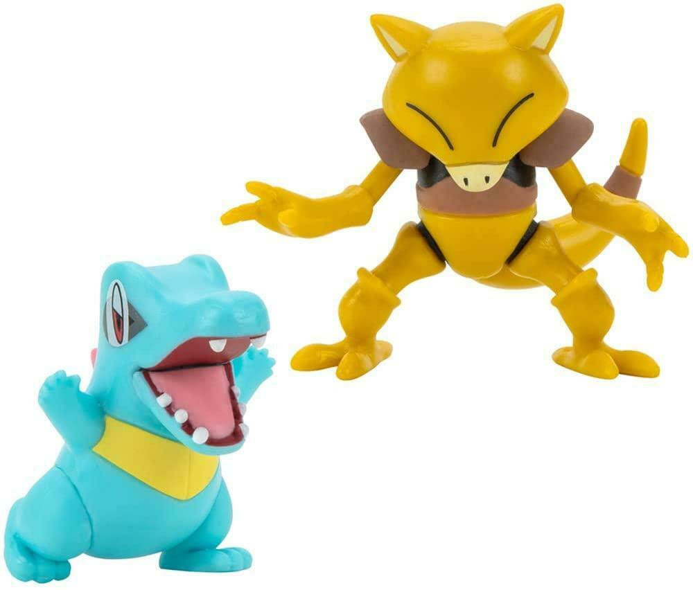 Pokémon Battle Mini Figure Abra & Totodile 5-8 cm