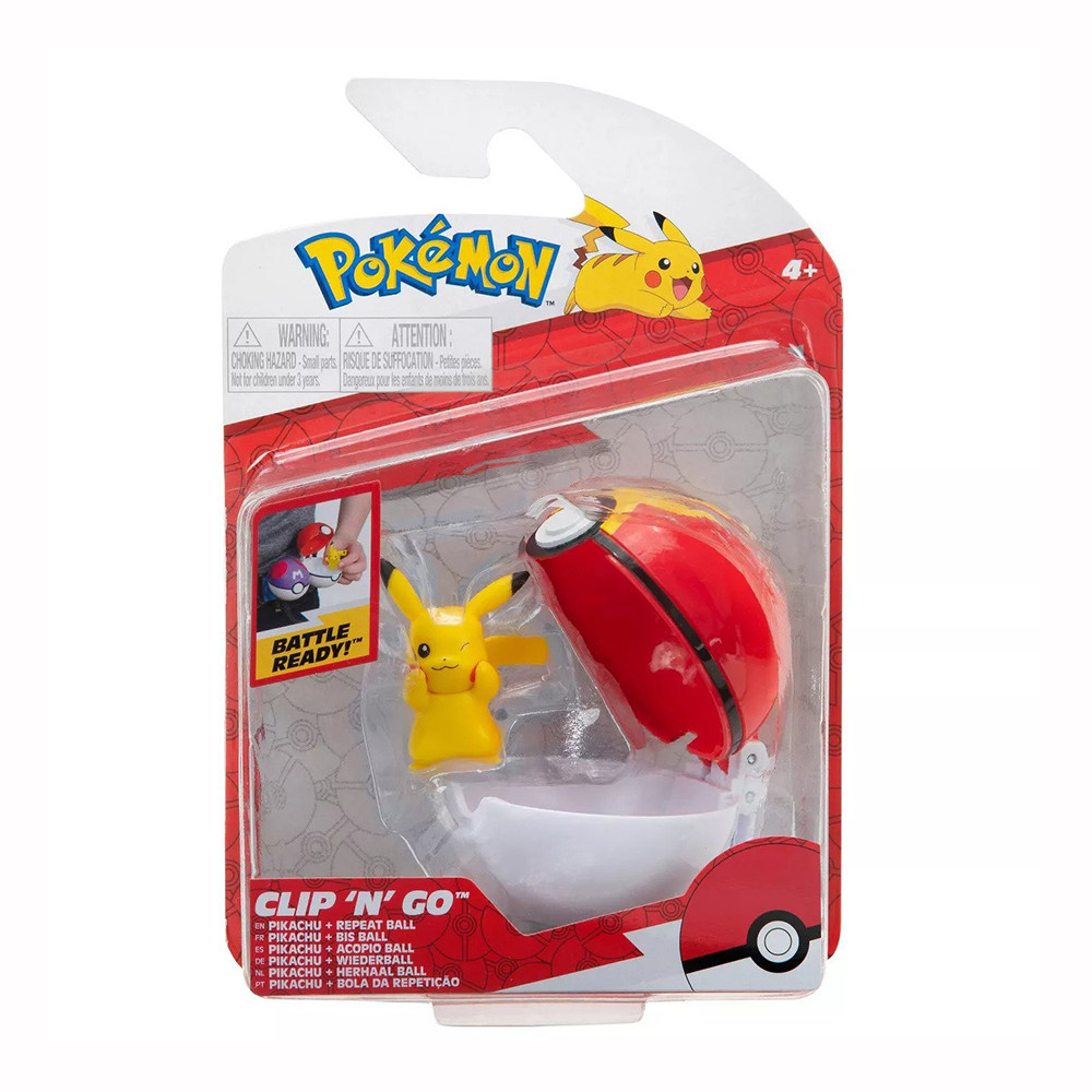 Pokémon Clip 'N' Go Repeat Ball & Pikachu