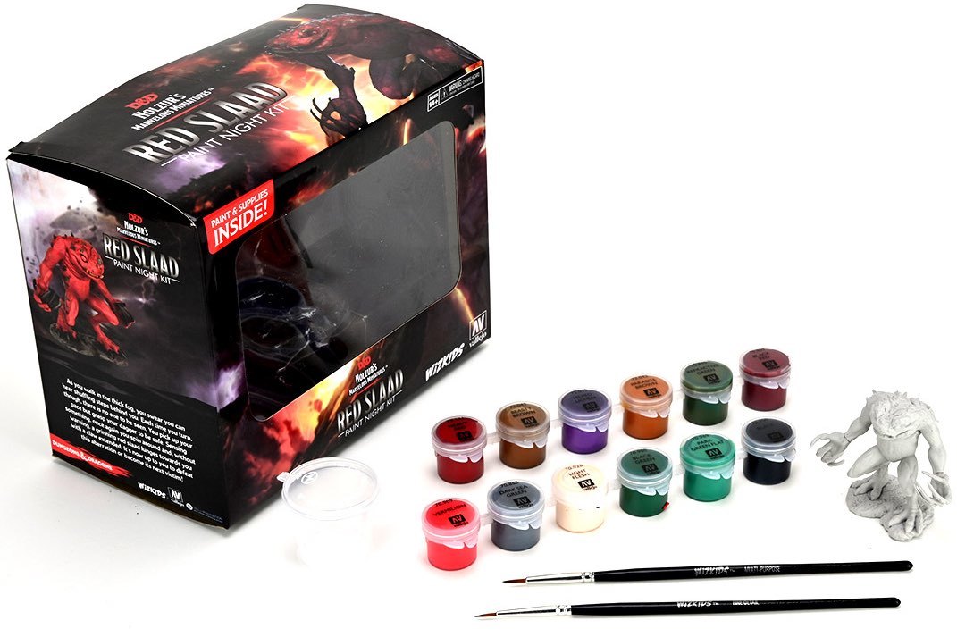 Dungeons and Dragons: Marvelous Miniatures - Red Slaad Paint Event Kit 
