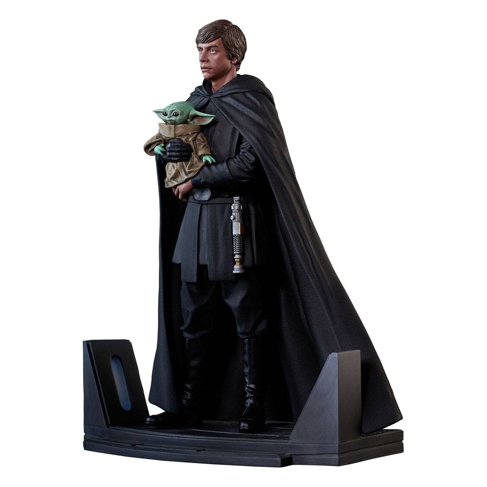 Star Wars: The Mandalorian Premier Collection 1/7 Luke Skywalker/Grogu 25cm