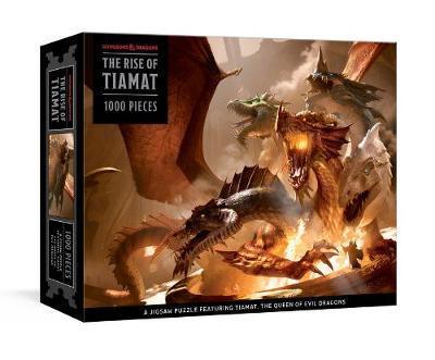 Puzzle 1000-Piece/peças The Rise of Tiamat Dragon (Dungeons & Dragons)
