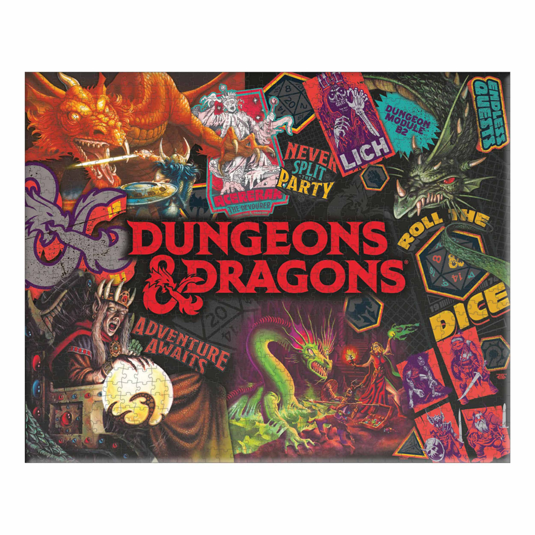 Puzzle 1000 pieces/peças Dungeons and Dragons  Jigsaw