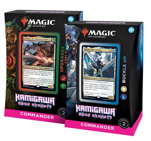 Magic the Gathering Kamigawa: Neon Dynasty Commander Deck Bundle