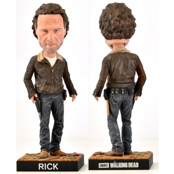 Royal Bobbles - The Walking Dead: Rick Grimes Bobble Head Cold Resin 20 cm