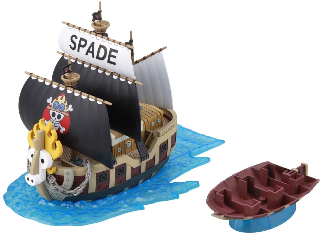 One Piece Grand Ship Collection Plastic Model Kit Spade Pirates Ship 15 cm