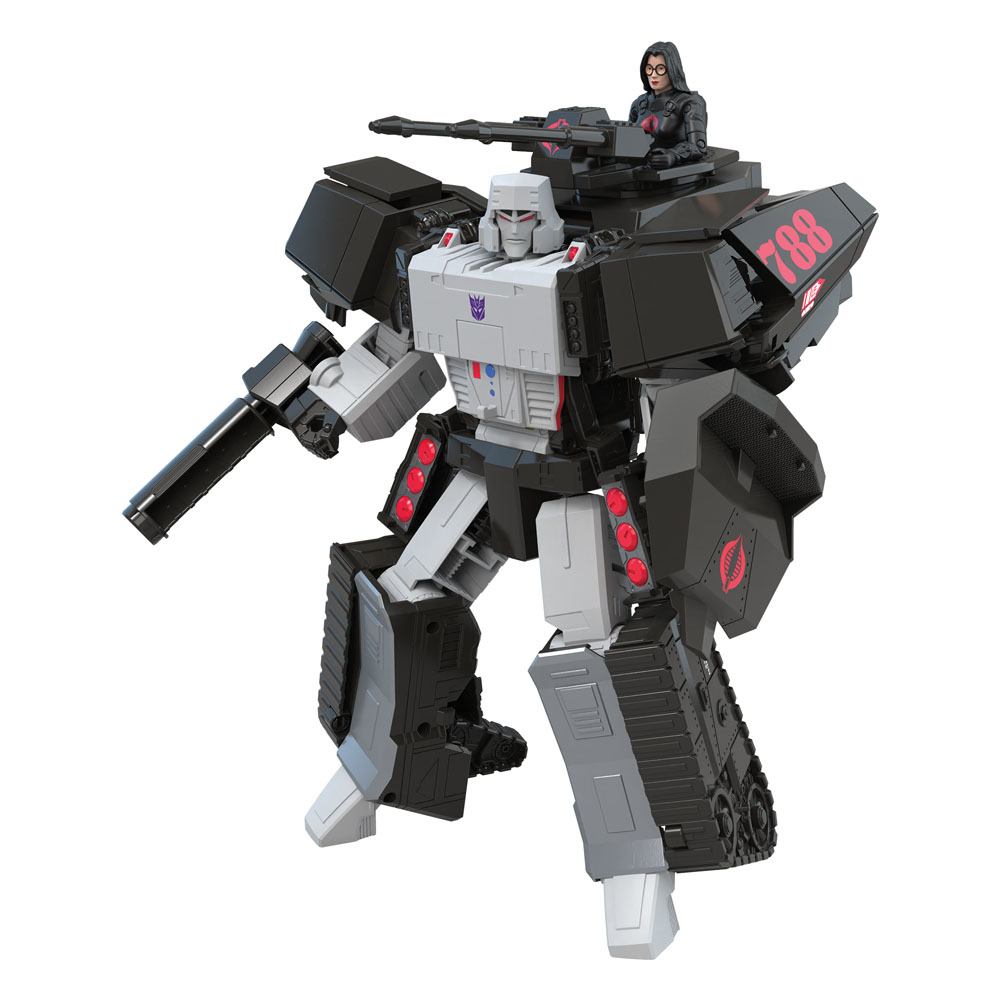 Transformers x G.I. Joe Megatron H.I.S.S. Tank/Baroness Action Figure 27 cm
