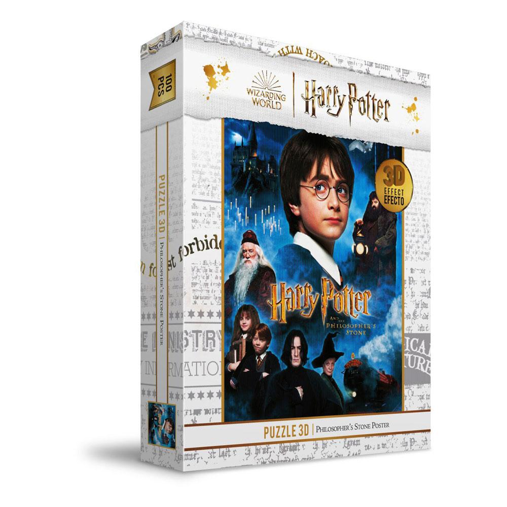 Harry Potter Jigsaw Puzzle 3D-Effect Philosopher's Stone Poster(100 pieces)