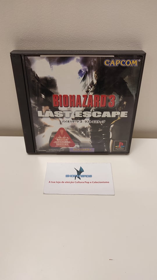 Biohazard/Resident Evil 3 Last Escape Playstation NTSC-J (Seminovo)