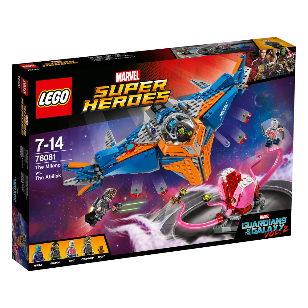 LEGO® Marvel Super Heroes™ Guard. Galaxy Vol. 2 The Milano vs. The Abilisk