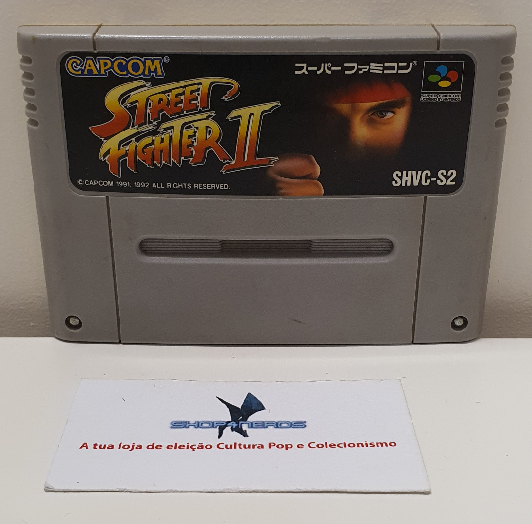 Street Fighter II Super Nintendo/Famicom NTSC-J (Usado)