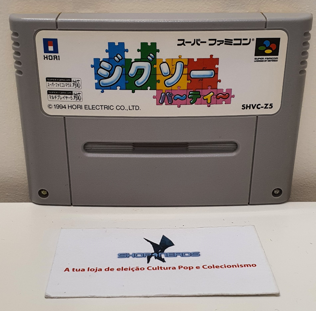 Jigsaw Party Puzzle Super Nintendo/Famicom NTSC-J (Usado)