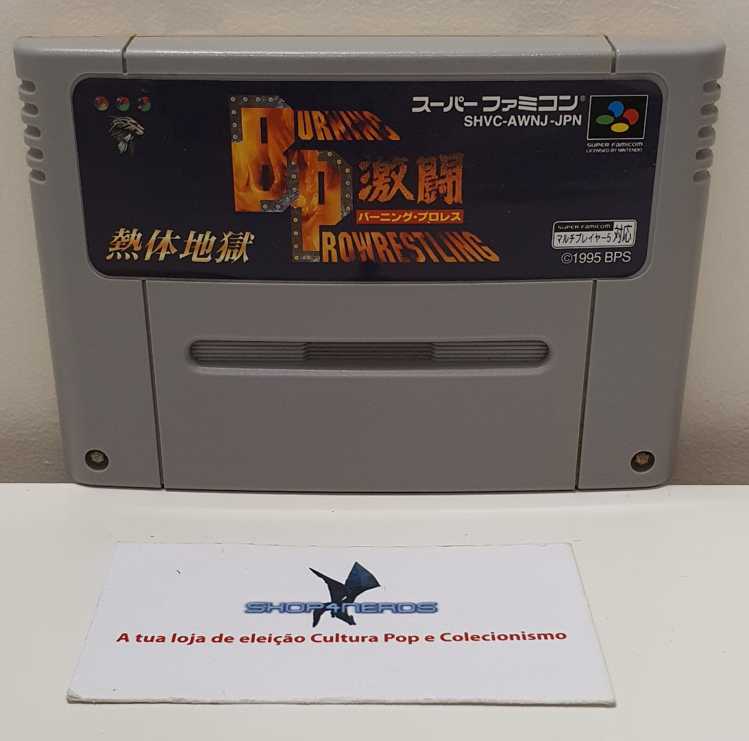 Gekitou Burning Pro Wrestling Super Nintendo/Famicom NTSC-J (Usado)
