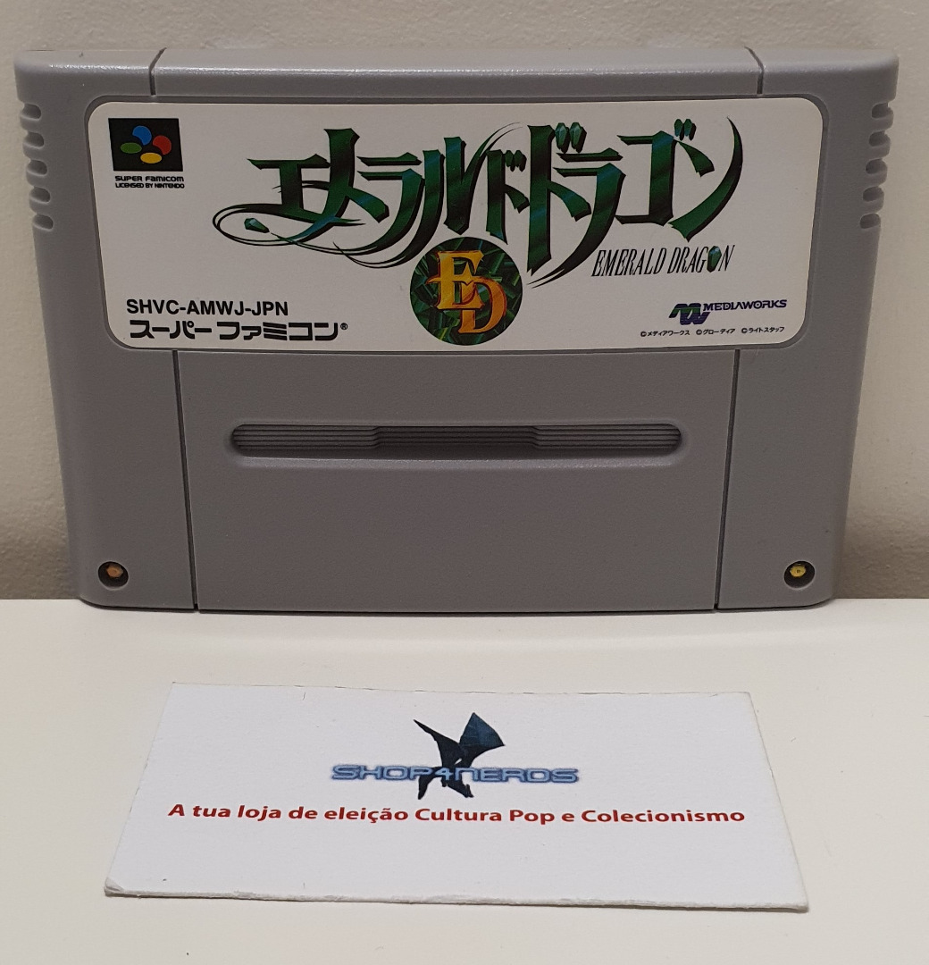 Emerald Dragon Super Nintendo/Famicom NTSC-J (Usado)