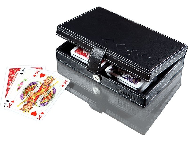 Piatnik Cards Luxury Leather Box