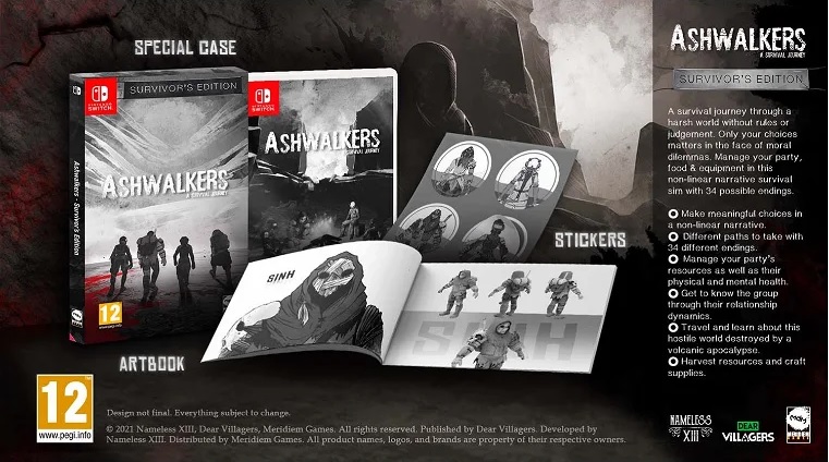 Ashwalkers: A Survival Journey Survivor's Edition Nintendo Switch (Novo)