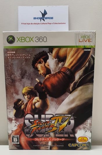 Super Street Fighter IV Collecotr´s Package Xbox 360 JAP (Seminovo)
