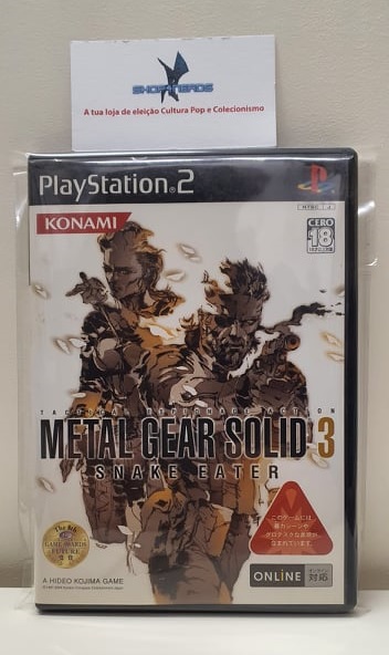 Metal Gear Solid 3 Snake Eater PS2 NTSC-J (Seminovo)