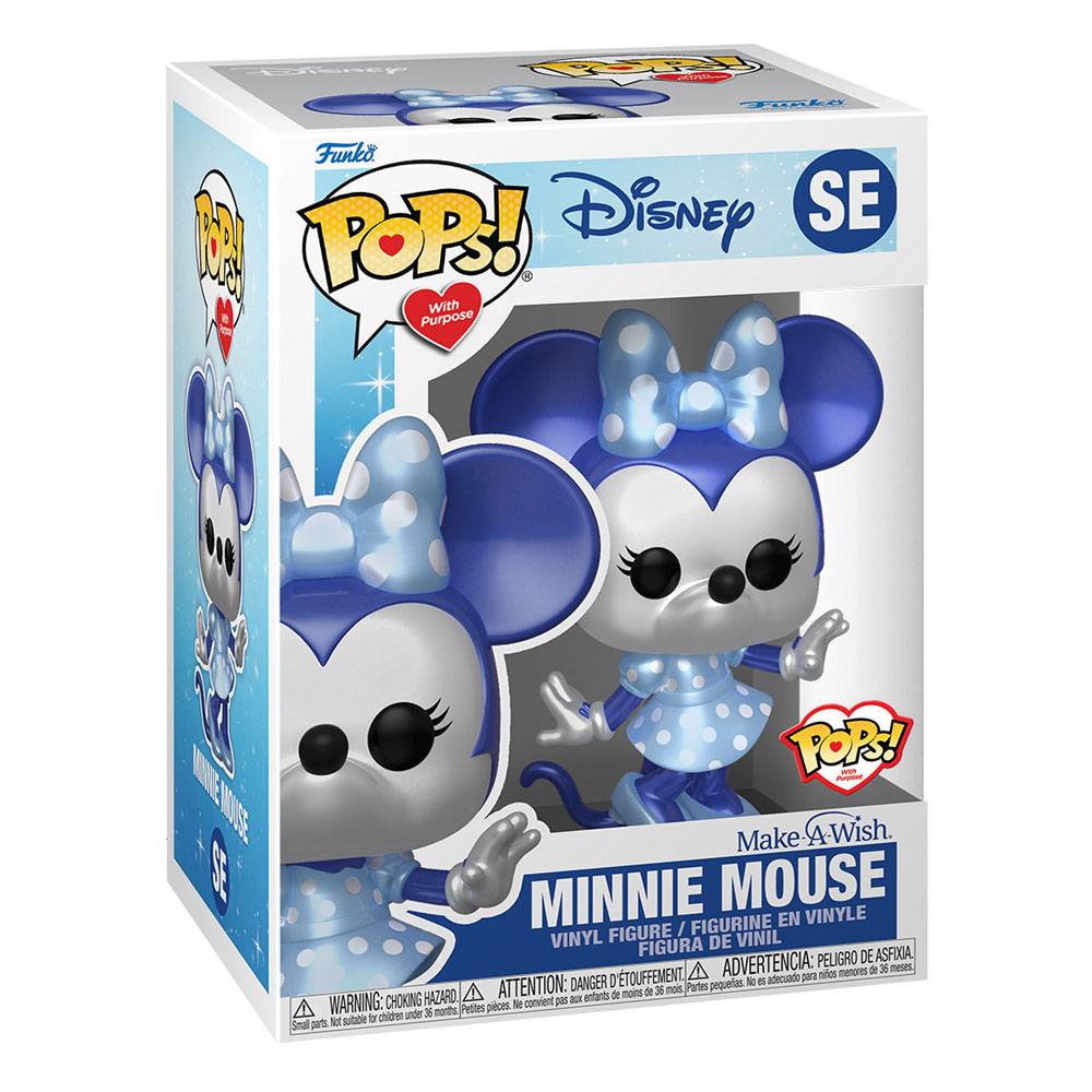 Disney Make a Wish 2022 POP! Disney Figure Minnie Mouse (Metallic) 9 cm 