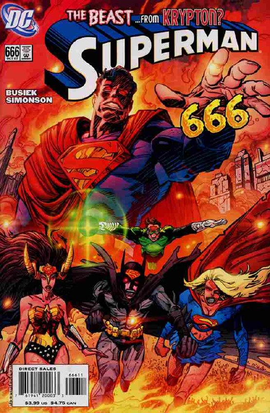 DC Comics : SUPERMAN 666 (Oferta capa protetora)