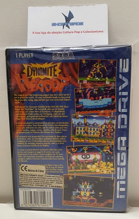 Dynamite Headdy Mega Drive (Seminovo)