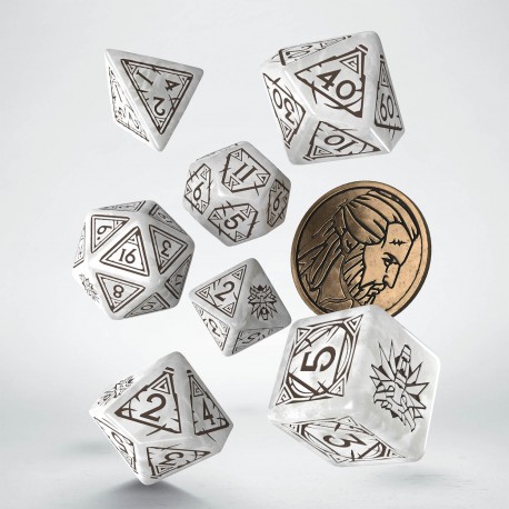 The Witcher Dice Set Geralt - The White Wolf
